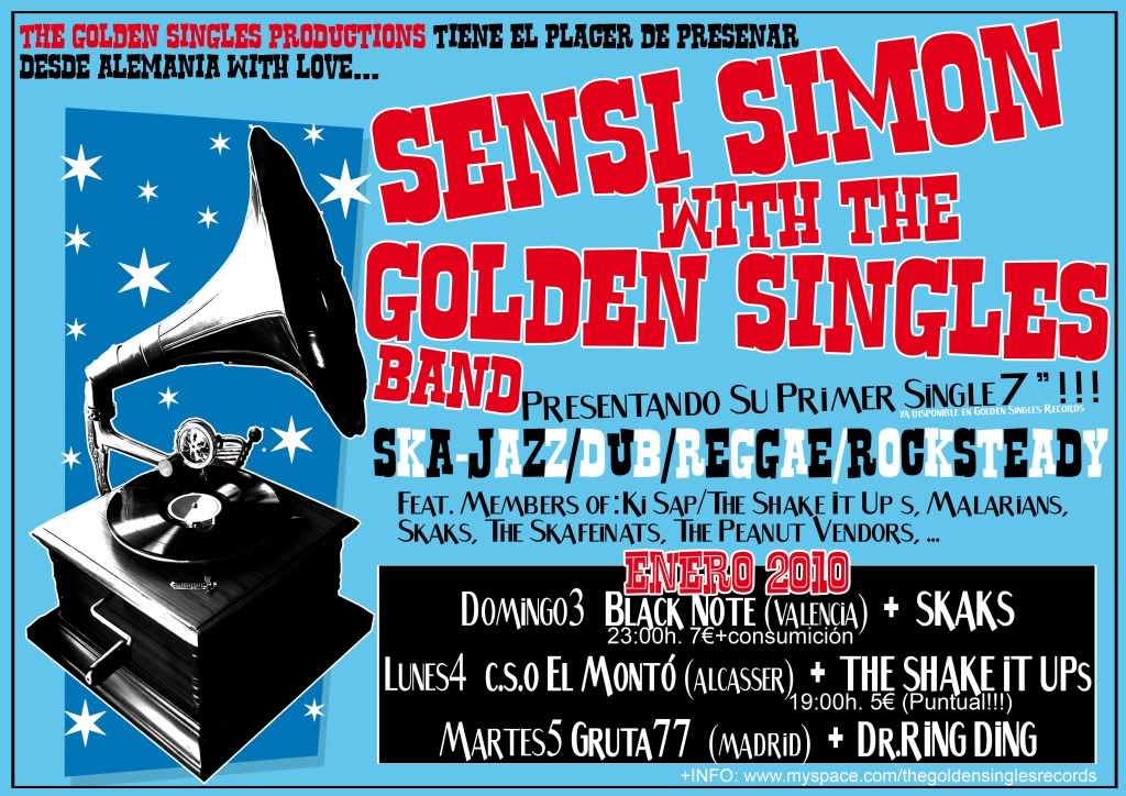 SENSI SIMON & THE GOLDEN SINGLES BAND + SKAKS